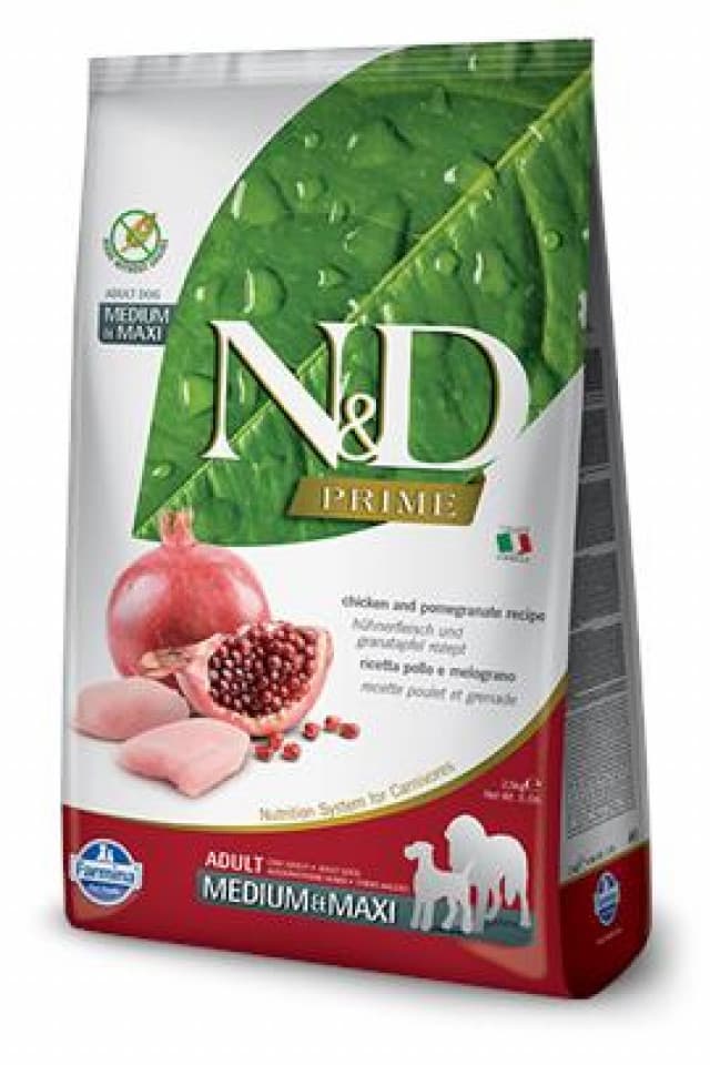 N&D Prime Chicken&Pom. Medium&Maxi 12kg