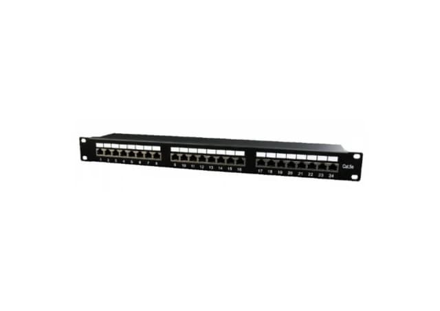 NPP-C524-002 Gembird Cat.5E 24 port shielded patch panel, 19 1U