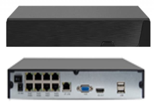 NVR-P3008POE 8CH GMB 8 kanala do 8 megapiksela H.265 XMEYE App Onvif P2P, iCloud do 6TB, POE 43761