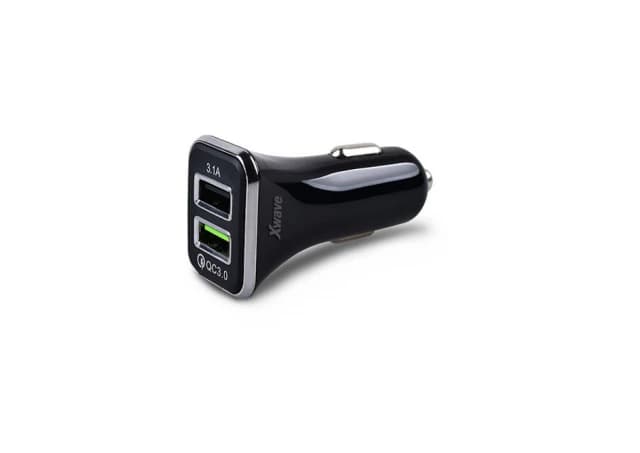 Xwave C22-2 USB brzi auto punjač/Dual 2xUSB/3,1A/2A utičnica/5 do 12V/Crna