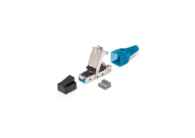 Oklopljeni RJ45 konektor za direktnu terminaciju 22-27 AWG KE-FT45-C6AS