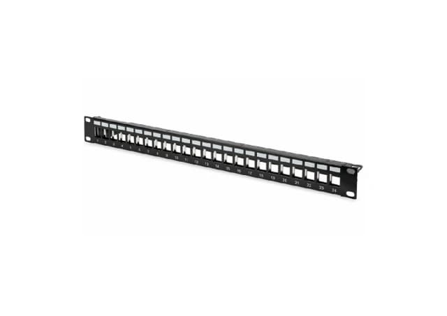 Digitus DN91411 Patch panel 24 prazan 1U CRNI