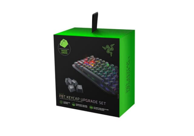 Set rezervnih tastera za Razer PBT tastature - zeleni