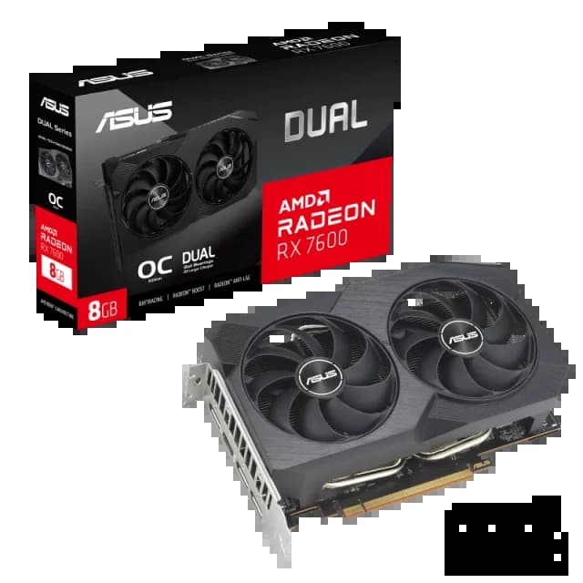 VGA ASUS DUAL-RX7600-O8G-V2