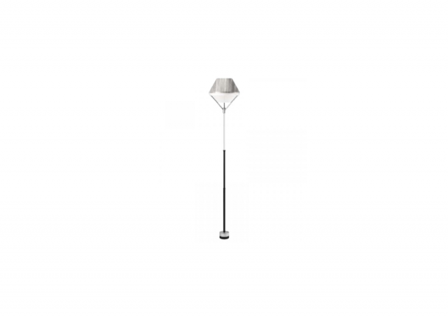 LED Tulip lampa, drvena, podna, siva DESIGNNEST 10420GW/EULSTS