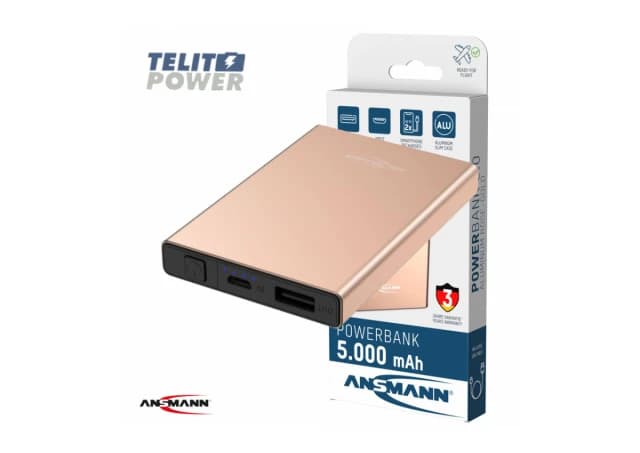 Powerbank 5000mAh PB112 pink - ANSMANN