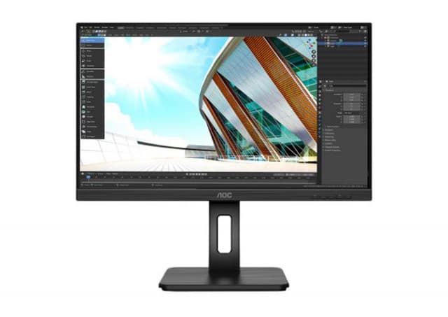 Monitor AOC Q24P2Q LED QHD PRO 23.8“ - 2560x1440, IPS, 75Hz 4 ms, HDMI DP VGA