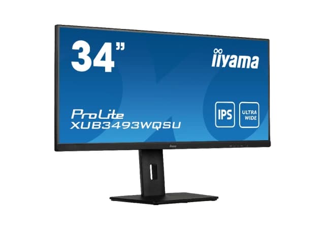 Monitor IIYAMA XUB3493WQSU-B5 34 ” - 3440 x 1440, IPS, 75 Hz 4 ms, HDMI DP, zvučnici, Freesync