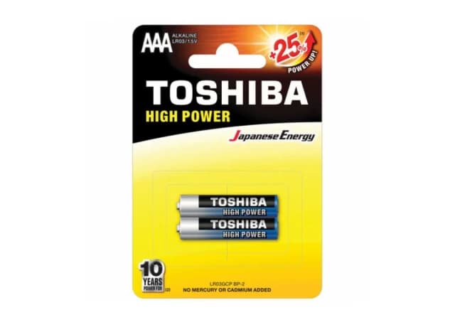 TOSHIBA HIGH POWER ALKALNA BATERIJA LR03 BP 2/1 (1100015086)