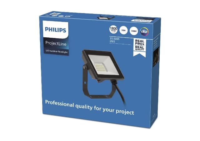 PROJECTLINE FLOODLIGHT 20W, 3000K, ,911401862384   PHILIPS