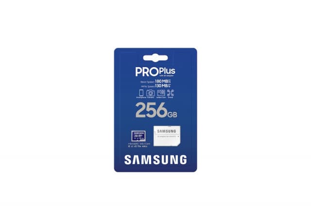 SAMSUNG Memorijska kartica PRO PLUS MicroSDXC 256GB U3 + SD Adapter MB-MD256SA 