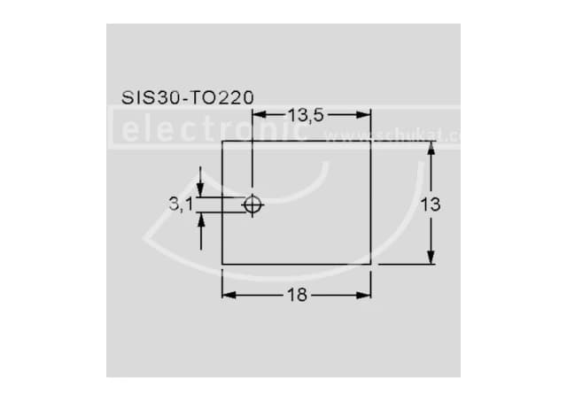 Silikonski izolator SIS30-TO220