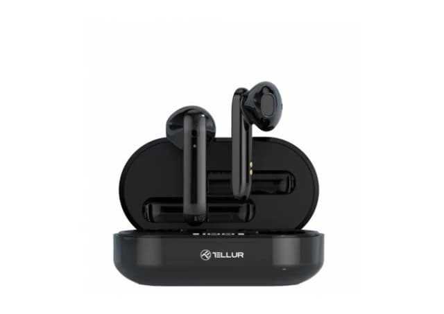 SLUSALICE BUBICE WIRELESS TELLUR FLIP TRUE CRNE