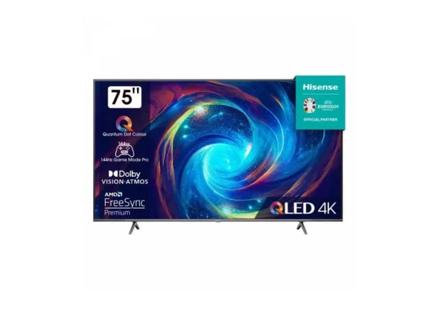 SMART QLED TV 75 Hisense 75E7KQ 3840x2160/UHD/4K/DVB-T2/S2/C