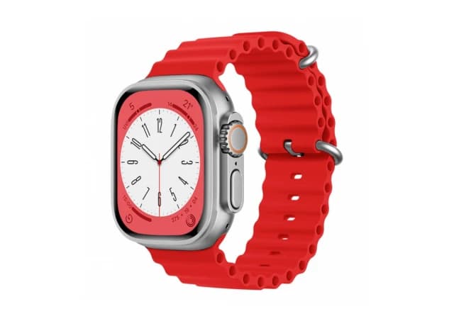 Smart Watch Ocean Strap 44/45/49mm Red