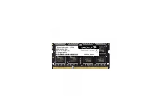 SODIM memorija Team Group DDR3 8GB 1600MHz TED3L8G1600C11-SBK