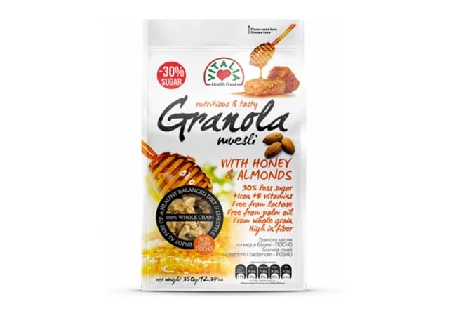 GRANOLA MUSLI MED&BADEM+MG+FE+B COMPLEX 350G (1100018923)