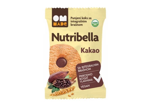 NUTRIBELLA KEKS SA VOĆNIM PUNJENJEM KAKAO 50G (1006000076)