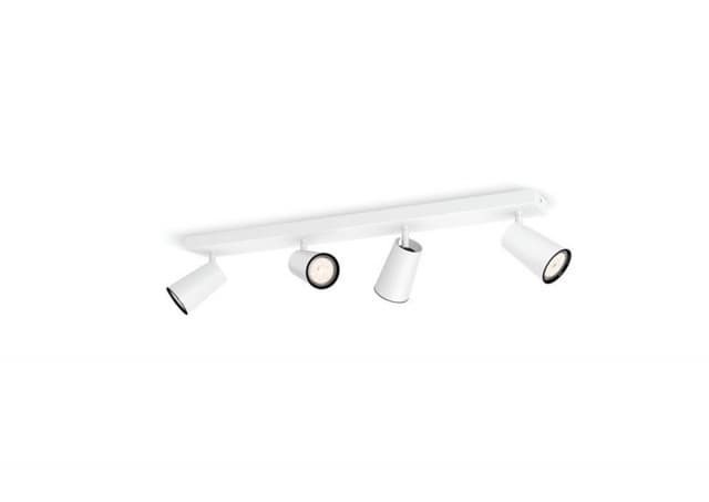 Spot lampa PAISLEY bela sa 4XGU10 915005530301 Philips 18683