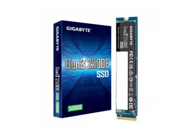 SSD Gigabyte Gen3 2500E-500 GB-PCle 3.0x4 (NVMe)