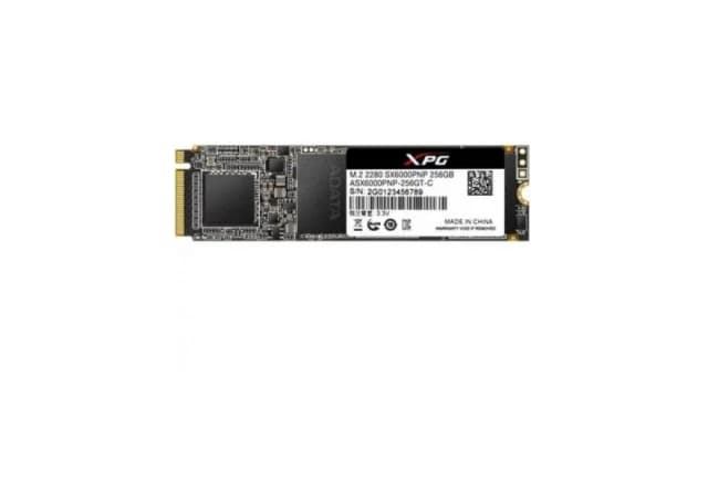 SSD M.2 NVMe ADATA 256GB ASX6000PNP-256GT-C PCIe Gen 3 x4 NVMe