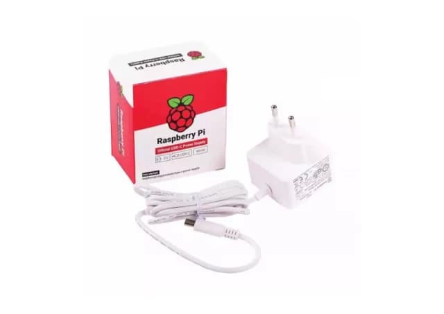 Strujni adapter za RaspberryPi USB Type-C 3000mA 5.1VDC 1.5m, beli