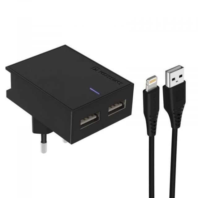 Swissten punjač 2x USB 3A + kabl Lightning 1,2m crna