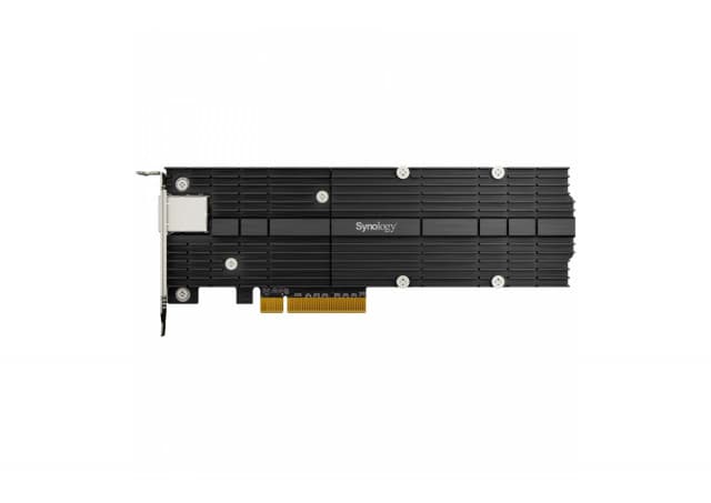 Synology M.2 SSD & 10GbE combo adapter card for performance acceleration