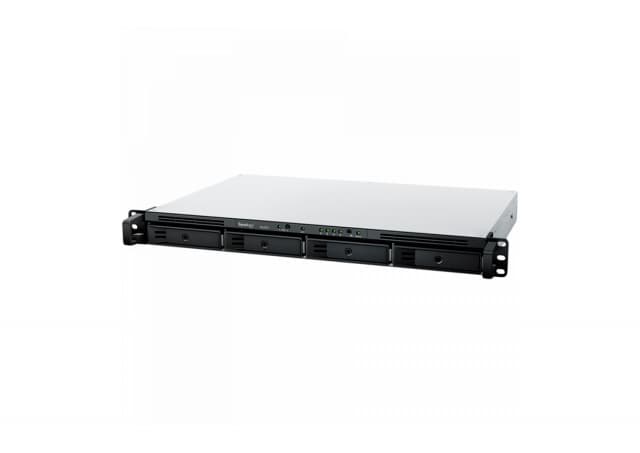 Synology NAS RS422+, rack, AMD Ryzen R1600, 2GB DDR4, 4-bay,  USB, LAN 2x1GbE, 1U, 1 x Gen3 x2 network upgrade slot, 3-year hardware warranty.