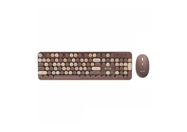 Tastatura i mis Aula AC306 Brown combo, 2.4G