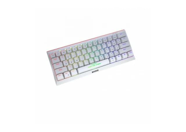 TASTATURA USB MARVO KG962 BELA CRVENI SVICEVI