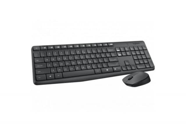 Tast+Mis USB Wireless Logitech MK235 Desktop US Black  920-007931