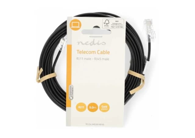 TCGL90201B50 Nedis RJ11(telefonski) na RJ45(mrezni) 5m Flat