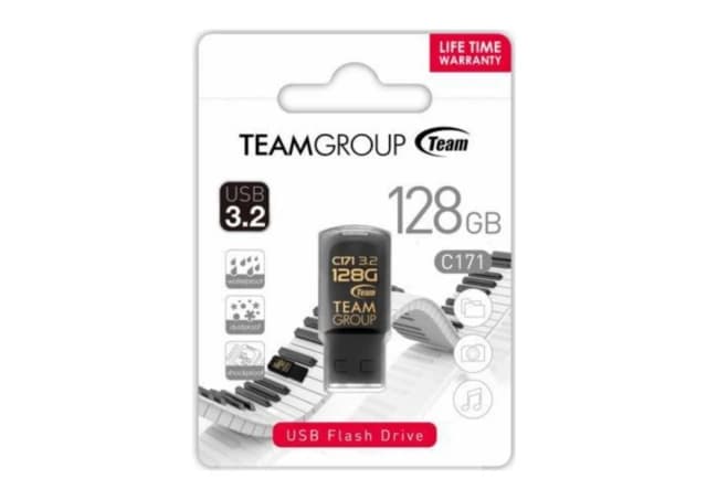 TeamGroup 128GB C171 USB 3.2 BLACK TC1713128GB01 NEW