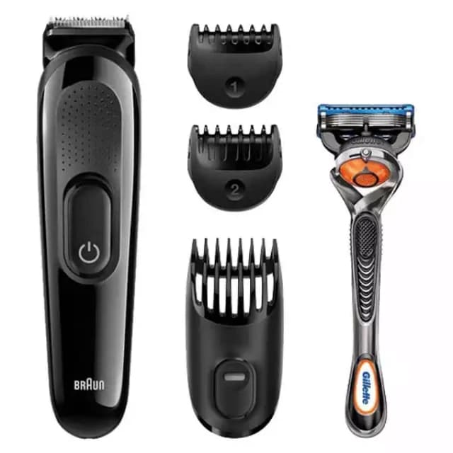 Trimer Braun SK3000 4u1 punjivi/3 nastavka  + Gillette Fusion 5