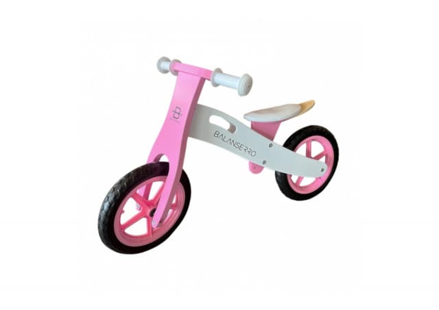 BALANSERRO DRVENI BALANCE BIKE ROZE