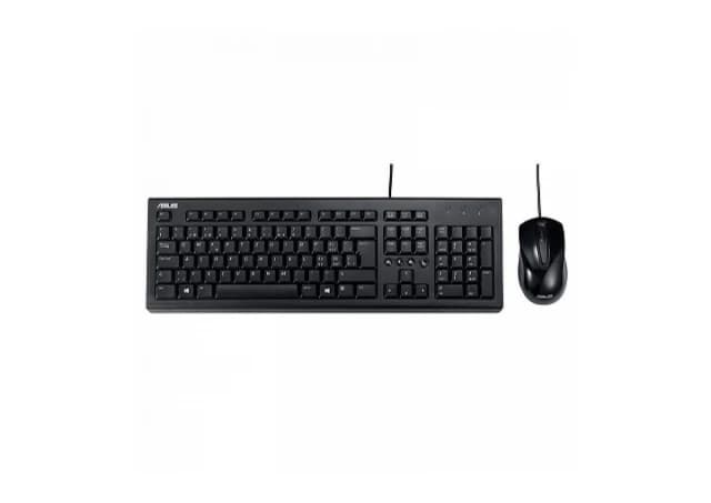 U2000 KEYBOARD+MOUSE/Black/Serbian