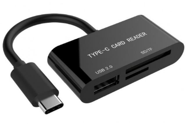 UHB-CR3-02 Gembird USB Type-C SDXC citac kartica za mobilne telefone i tablete 20027