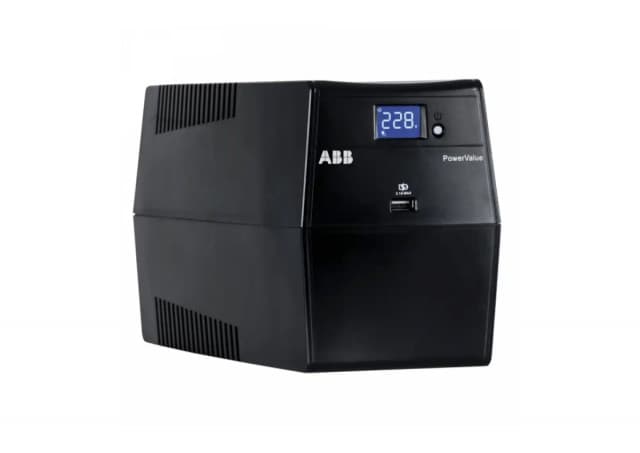 UPS ABB PowerValue 11LI Up 1000VA 600W/Simulated Sine Wave/6 x IEC 320 C13 USB i RS232