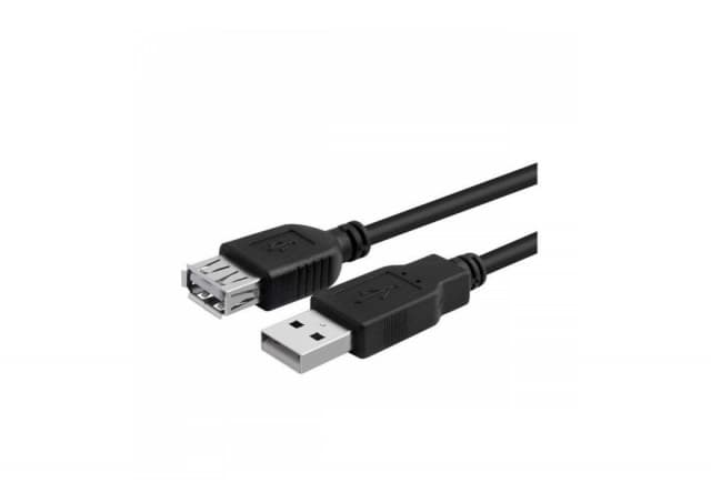 FAST ASIA Kabl USB 2.0 A - USB A M/F (produžni) 1.8m crni 