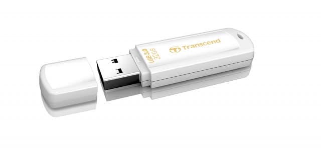 USB 32GB, JetFlash 730, USB3.1 Gen1, 70/18 MB/s, White