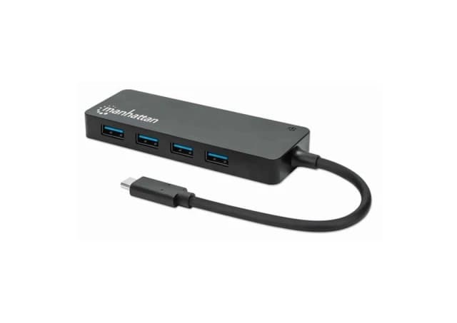 USB HUB USB-C --> 4x USB 3.2, Bus-Powered, Manhattan 164924