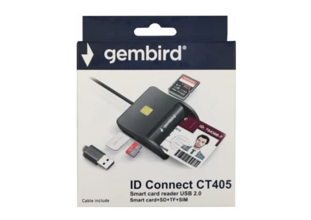 USB Smart Card Reader Gembird CRDR-CT405