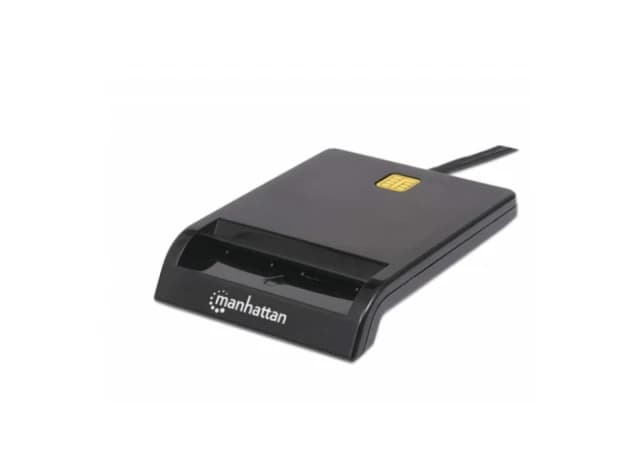 USB smart card reader Manhattan 102049, black