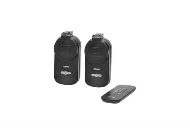 Utičnica Wireless R-GB-429(GS) IP44 set 2+1 sa daljinskim upravljačem max. 1000W 44083