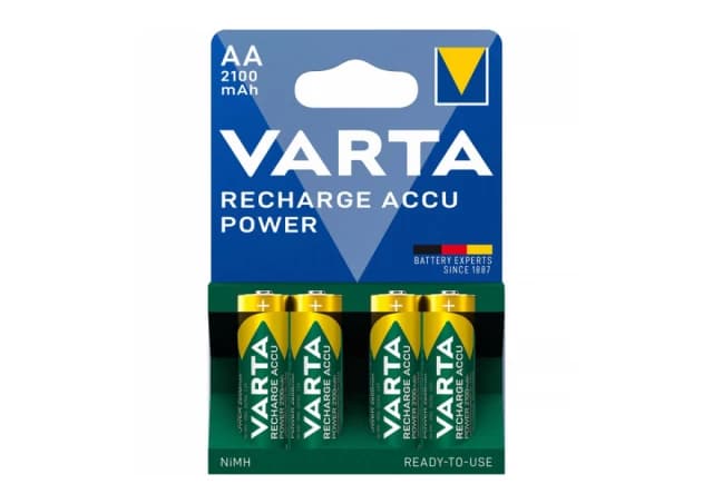 VARTA AA 2100mAh HR6 PAK4 CK, punjive NiMH baterije (rechargeable VARTA Ready to use)