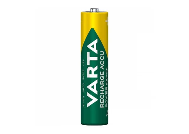 VARTA AAA 800mAh HR03 PAK4 CK, punjive NiMH baterije (rechargeable VARTA Ready to use)