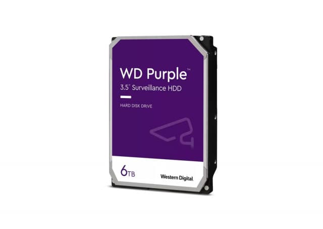 WD 6TB 3.5" SATA III 64MB IntelliPower WD64PURZ Purple hard disk