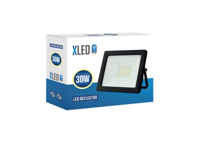 XLED 30W LED reflektor 6500K,2400Lm,AC220-240V