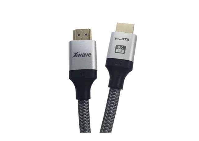 Xwave Kabl HDMI 2.1 8K 3m,HDR,upleten kabl,28+30AWG,golden plate,blister 